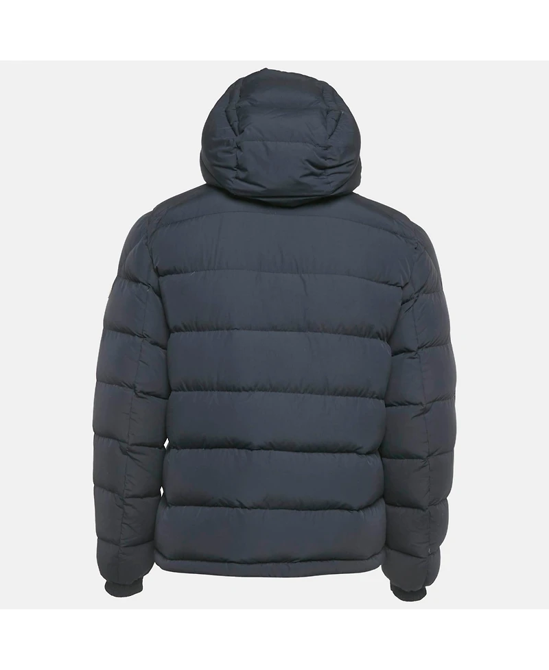 Pre-Owned Moncler Men's Navy Blue Synthetic Puffer Down Jacket