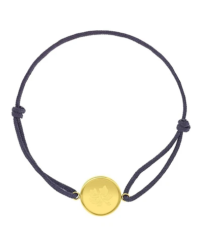 Roxy Waterproof Yellow Hibiscus Adjustable Bracelet