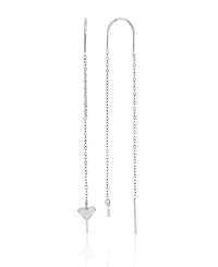 Roxy Waterproof Yellow 65mm Triangular Heart Threader Earrings
