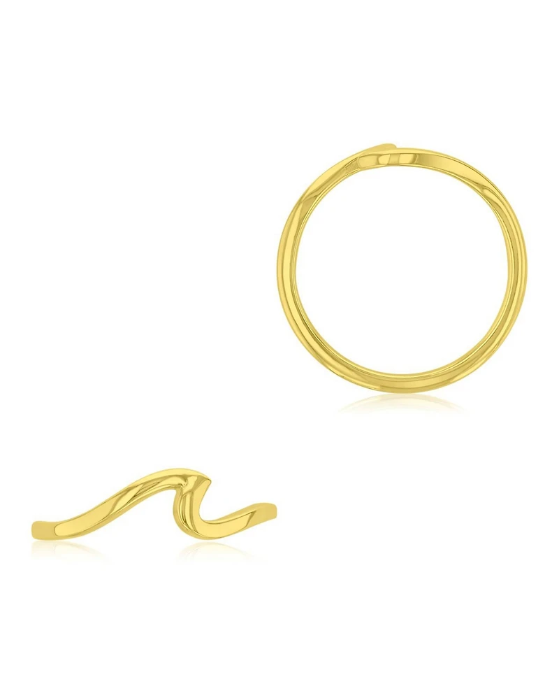 Roxy Waterproof Yellow Wave Ring