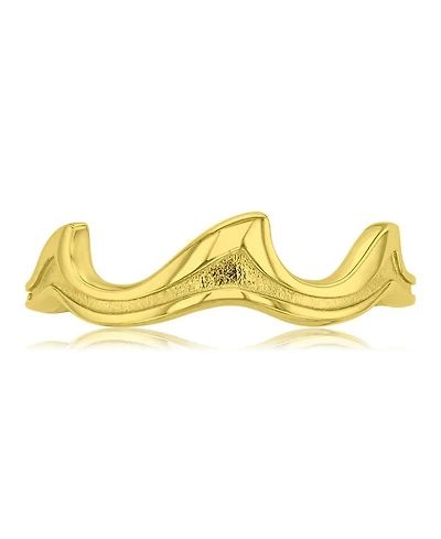 Roxy Waterproof Yellow Trio Waves Ring