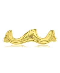 Roxy Waterproof Yellow Trio Waves Ring