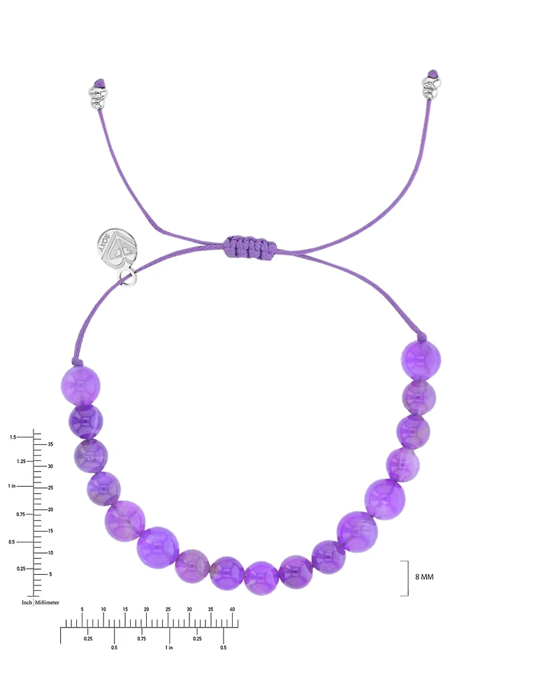 Roxy Waterproof Amethyst Adujustable Bracelet