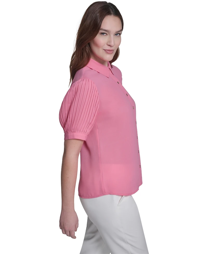 Tommy Hilfiger Women's Collared Top