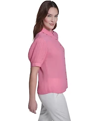 Tommy Hilfiger Women's Collared Top