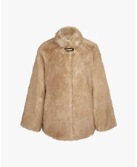 WeWoreWhat Women's Faux Fur Jacket