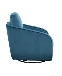 Studio Living 30.3" Polyester Luca Swivel Accent Chair