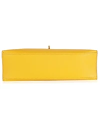 Pre-Owned Hermes Jaune Ambre Swift Kelly Pochette Ghw