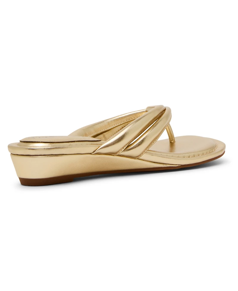 Anne Klein Women's Bari Slip-On Wedge Sandals