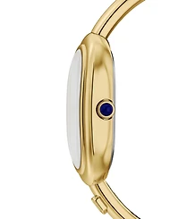 Fossil Women's Sloan Three-Hand Gold-Tone Stainless Steel Watch, 24mm