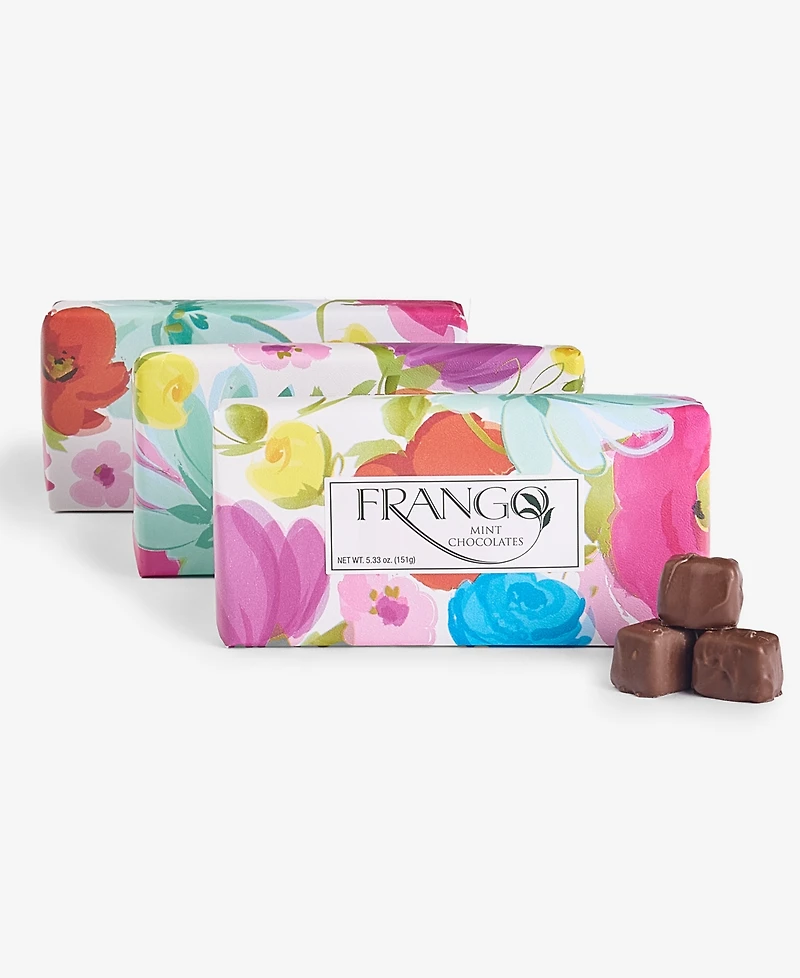 Frango Chocolates Spring-Wrapped Milk Mint Box of Chocolates, 3-Pack