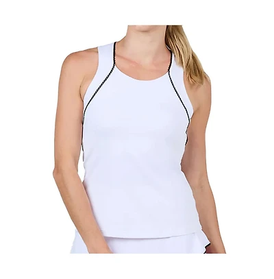 Sofibella Women's Mystic Sunrise 23 Inch Racerback Tennis Tank Tops