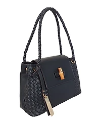 Lodis Sondra Woven Small Satchel Bag