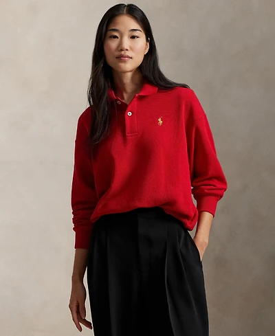 Polo Ralph Lauren Women's Johnny Collar Fleece Sweatshirt