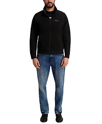 Karl Lagerfeld Paris Men's Full-Zip Ponte Track Jacket