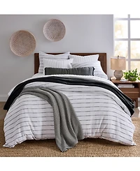 Oake Haven Striped Shadow 3-Pc. Comforter Set, King, Macy's Exclusive