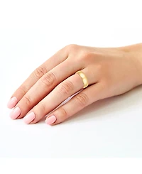 Macy's 6mm Low Dome Wedding Band Ring 10k White Gold (Also Yellow Gold)