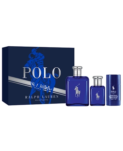 Ralph Lauren 3-Pc. Polo Blue Eau De Parfum Gift Set with Deodorant