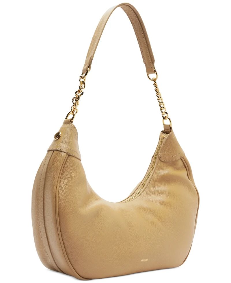 Arezzo Elena Small Leather Hobo Bag