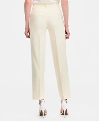 Anne Klein Women's Liberty Stretch High Rise Wide-Leg Pull-On Pants