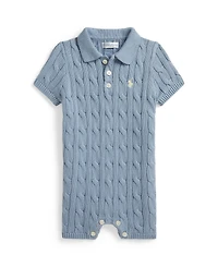Polo Ralph Lauren Baby Boys' Cable-Knit Shortall