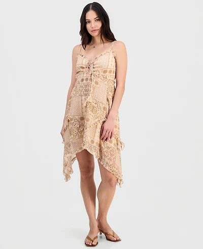 And Now This Women's Bandana-Print Sleeveless Dress, Macy's Exclusive