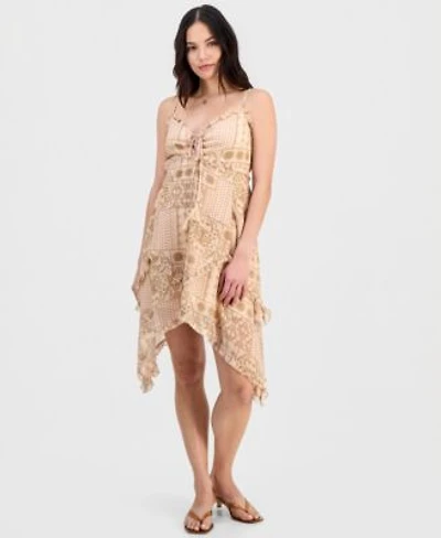 Now This Womens Bandana Print Sleeveless Dress Macys Exclusive