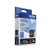 Brother LC103BK 600 Page-Yield Innobella High-Yield Ink - Black