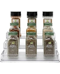 Sorbus 2 Pack 3-Tier Spice Rack Organizers - Clear Organizers for Pantry, Kitchen & More