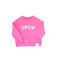 Bits & Bows Big Girls Little/Big Xo Valentine's Day Sweatshirt