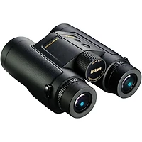 Nikon 10x42 LaserForce Range-Finder Water Proof Roof Prism Binocular with 6.1 Degree Angle of View, Black
