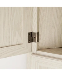 Streamdale Furniture 4-Tier 72" Corner Kitchen Pantry Storage Cabinet with 8 Doors