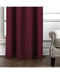 Rt Delmar 2-Pack Grommet Curtain Panels, 54"x84", Burgundy
