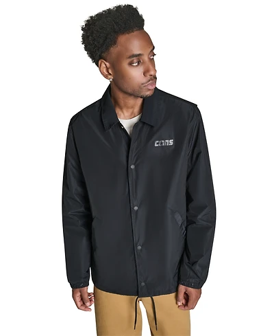 Converse Men's Classic-Fit Snap Closure Jacket