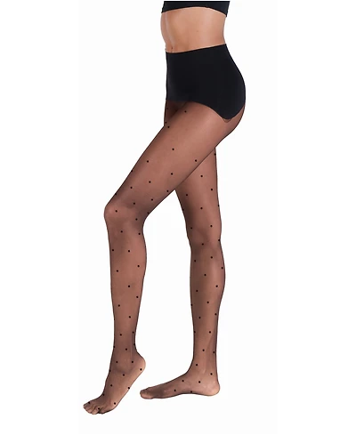 Allstar Products Group Women's Hanes Seamless Dot Tights