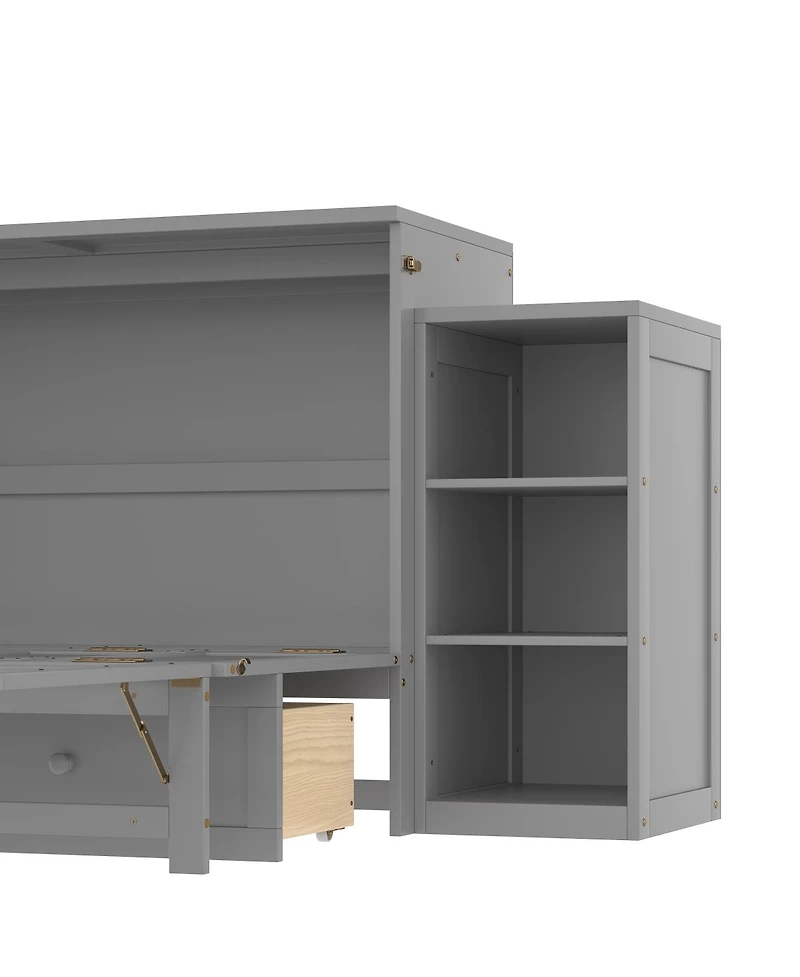 Streamdale Furniture Murphy bed with storage drawers & shelves