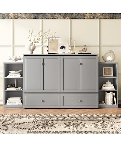 Streamdale Furniture Murphy bed with storage drawers & shelves