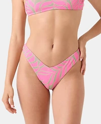 Roxy Women's Stay Wild V Bottom Cheeky Bottoms