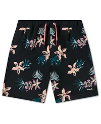 Hurley Boys' 8-18 Floral Pull-On Swim Trunks