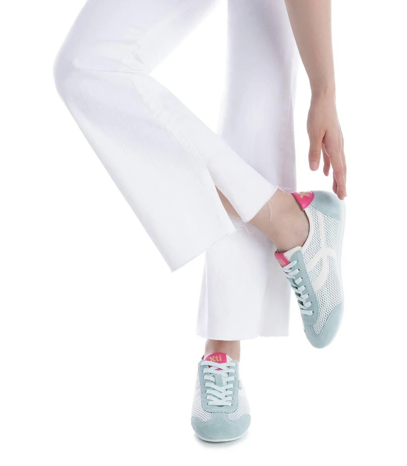 Xti Women's Mesh Lace-Up Sneakers