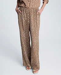 Kenneth Cole Women's Polka Dot Mid-Rise Trousers
