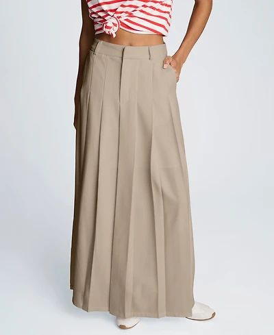 Kenneth Cole Women's A-line Pleated Maxi Skirt