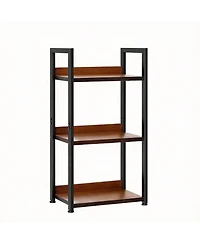 Yigii Multifunctional Bookshelf - Modern Design, Waterproof Panels, Easy Assembly