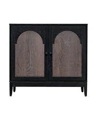 Sango 29.33" Wood Arch 2-Door Cabinet