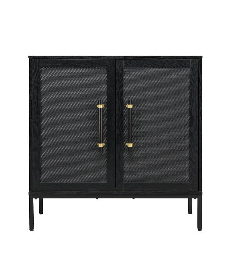 Hopper Studio 34.35" Wood Sophia Wooden 2-Door Accent Cabinet