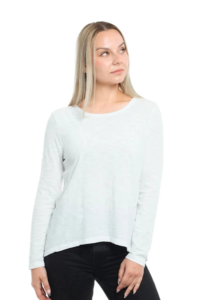 Wilt Clothing Women's Wide Neck Long Sleeve Tee