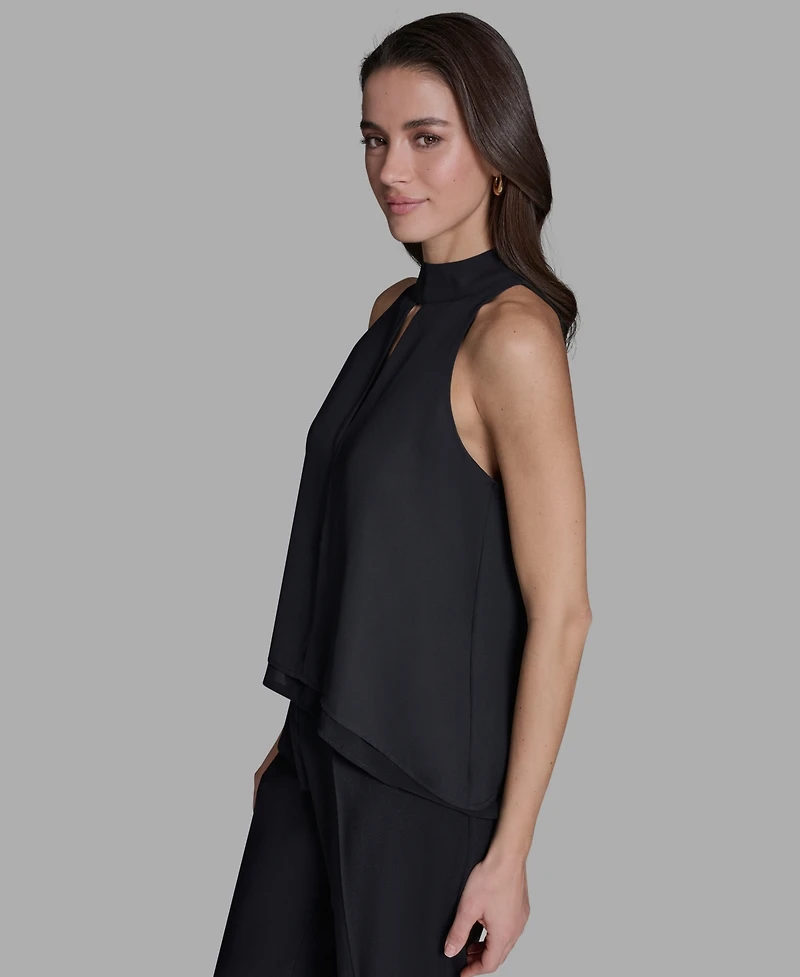 Bcbg Women's Sleeveless Halter Neck Blouse