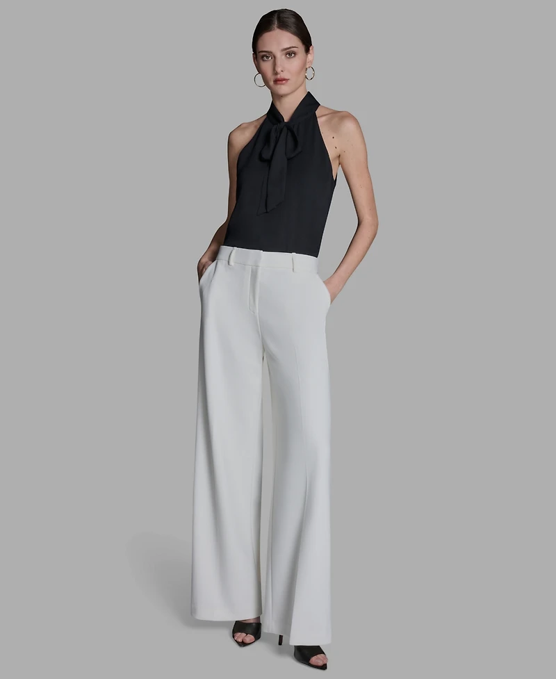 Bcbg Women's Mid-Rise Wide-Leg Pants