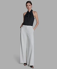 Bcbg Women's Mid-Rise Wide-Leg Pants