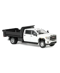 Greenlight Collectibles 1/64 2022 Gmc Sierra 3500HD with Dump Bed Summit White Diecast Exclusive